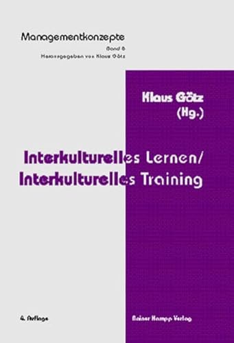 Beispielbild fr Interkulturelles Lernen. Interkulturelles Training zum Verkauf von medimops