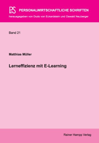 Lerneffizienz mit E-Learning. Band 21. (9783879888436) by Unknown Author