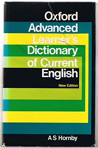 Stock image for Oxford Advanced Learner's Dictionary of Current English. for sale by medimops