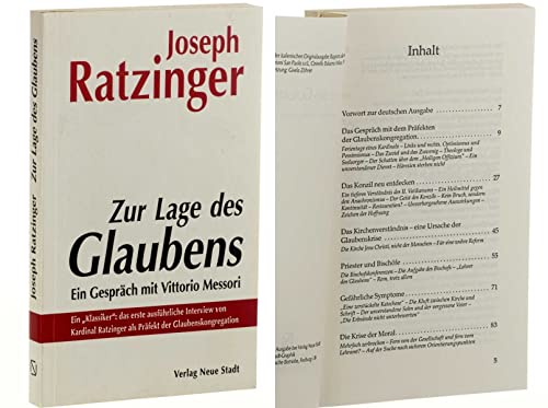 Zur Lage des Glaubens: Ein Gespräch mit Vittorio Messori