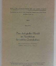 9783880090262: Zum ökologischen Wandel im Neolithikum der östlichen Zentralsahara: Arbeit aus der Forschungsstation Bardai/Tibesti (Berliner geographische Abhandlungen) (German Edition)
