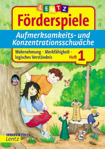 Beispielbild fr Aufmerksamkeits- und Konzentrationsschwche 1. Lentz Frderspiele: Wahrnehmung - Merkfhigkeit - logisches Verstndnis zum Verkauf von medimops