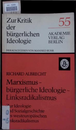 Beispielbild fr Marxismus-brgerliche Ideologie - Linksradikalismus zum Verkauf von Eichhorn GmbH