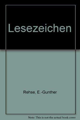 Lesezeichen - Günther Rehse, E