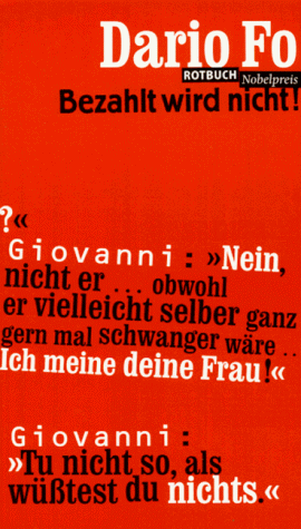Beispielbild fr Bezahlt wird nicht: Eine Farce (German Edition) zum Verkauf von Robinson Street Books, IOBA