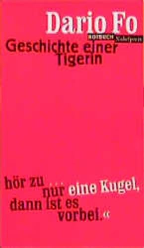 9783880223608: Geschichte einer Tigerin.