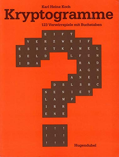 Beispielbild fr Kryptogramme. 123 Verwirrspiele mit Buchstaben zum Verkauf von Gabis Bcherlager