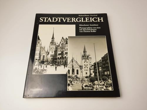 9783880342811: Stadtvergleich: Munchener Ansichten : Photographien von einst (German Edition)