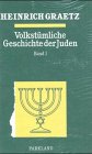9783880599741: Volkstmliche Geschichte der Juden, 2 Bde.