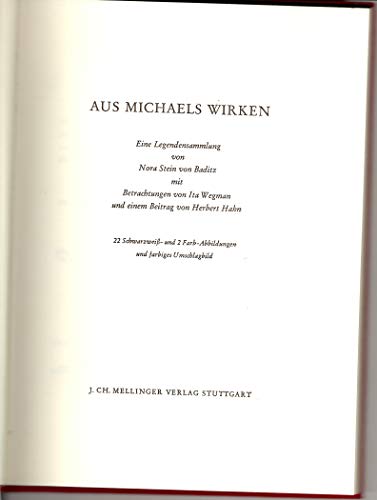 9783880690042: Aus Michaels Wirken: Eine Legendensammlung (German Edition)