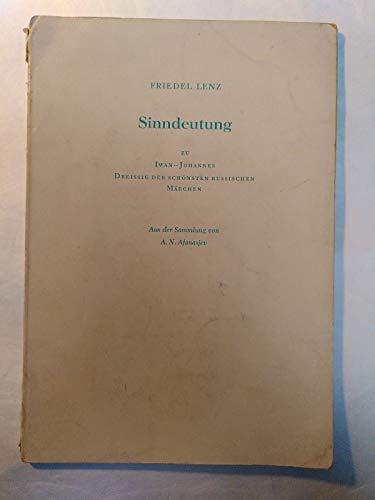 9783880690578: Sinndeutung zu Iwan-Johannes