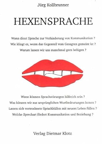 Stock image for Hexensprache. for sale by BBB-Internetbuchantiquariat