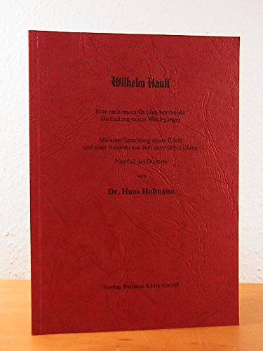 Wilhelm Hauff (9783880747029) by Hans Hofmann