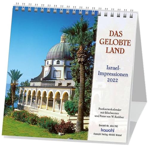 9783880877801: Das Gelobte Land 2020. Postkarten-Kalender: Postkarten-Kalender mit Israel-Motiven und Bibelworten