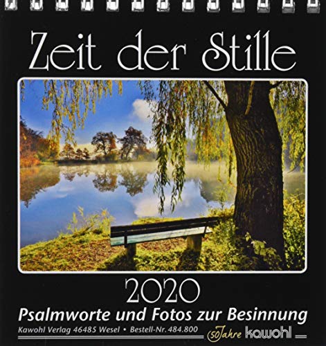 9783880878006: Zeit der Stille 2020: Kalender mit Psalmworten und Fotos zur Besinnung