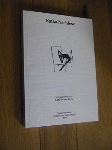 Stock image for Kafka-Nachlese (Salzburger Beitrage) (German Edition) for sale by Book House in Dinkytown, IOBA