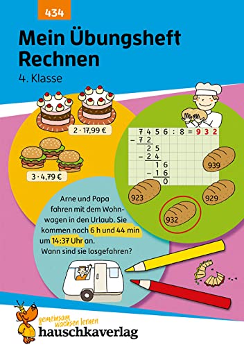 Stock image for Mein bungsheft Rechnen - 4. Klasse, A5-Heft for sale by GreatBookPrices