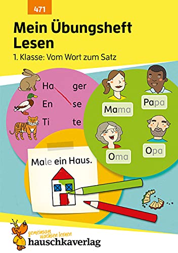 Beispielbild fr Mein bungsheft Lesen ? 1. Klasse: Vom Wort zum Satz, A5-Heft zum Verkauf von medimops