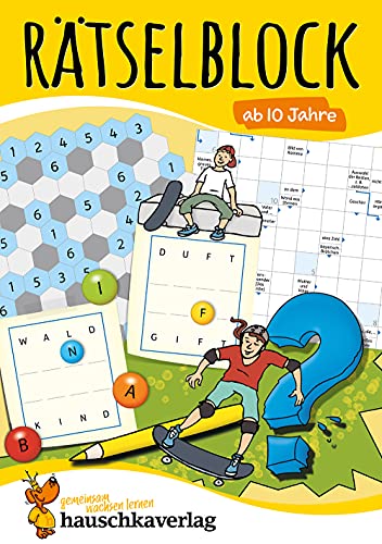 Beispielbild fr Rätselblock ab 10 Jahre, Band 1, A5-Block: Kunterbunter Rätselspa : Labyrinthe, Fehler finden, Kreuzworträtsel, Sudokus, Logicals u.v.m.: 635 (Rätseln, knobeln, logisches Denken) zum Verkauf von AwesomeBooks