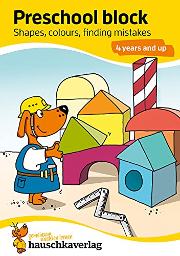 Stock image for Preschool block - Shapes, colours, finding mistakes 4 years and up, A5-Block for sale by GreatBookPrices