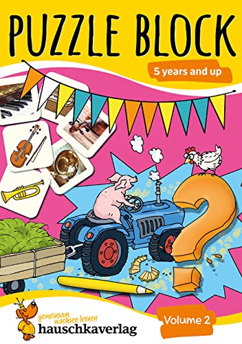 Beispielbild fr Puzzle Activity Book from 5 Years - Volume 2: Colourful Preschool Activity Books with Puzzle Fun - Labyrinth, Sudoku, Search and Find Books for Children, Promotes Concentration &amp; Logical Thinking zum Verkauf von Blackwell's