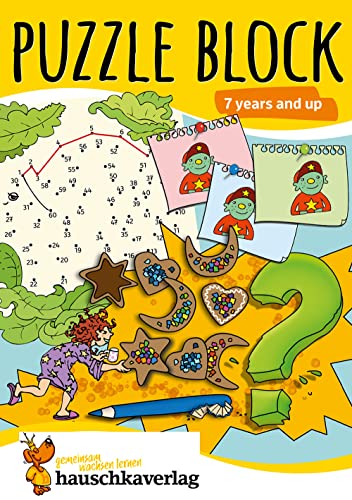 Beispielbild fr Puzzle Activity Book from 7 Years: Colourful Preschool Activity Books with Puzzle Fun - Labyrinth, Sudoku, Search and Find Books for Children, Promotes Concentration &amp; Logical Thinking zum Verkauf von Blackwell's