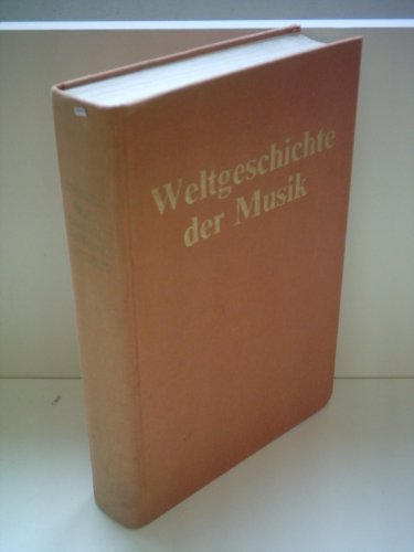 Imagen de archivo de Weltgeschichte der Musik a la venta por medimops