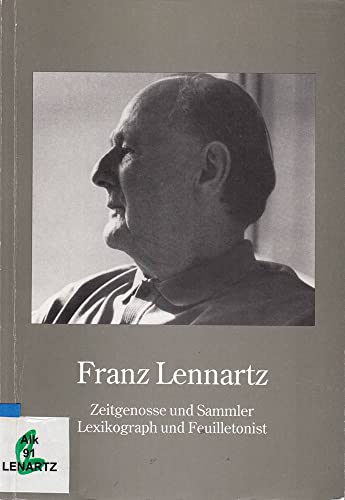 Beispielbild fr Franz Lennartz zum Verkauf von medimops