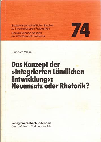 Beispielbild fr Das Konzept der "Integrierten Lndlichen Entwicklung": Neuansatz oder Rhetorik? zum Verkauf von Bernhard Kiewel Rare Books