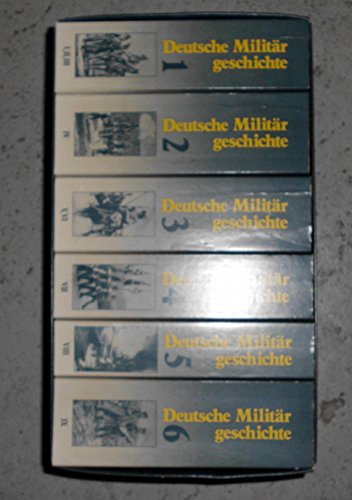 9783881991124: Deutsche Militrgeschichte. Kassette mit 6 Bnden