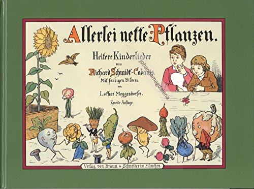 Imagen de archivo de Allerlei nette Pflanzen. Heitere Kinderlieder aus Wald und Feld, von Wiesenflur und Garten. a la venta por Steamhead Records & Books