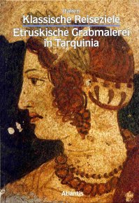 Etruskische Grabmalerei in Tarquinia.