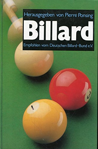 9783881998222: Das grosse Buch vom Billard