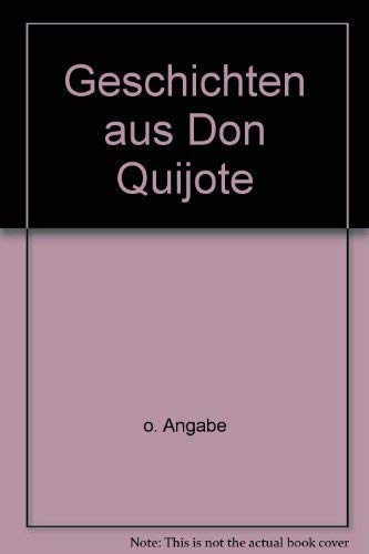 9783881998642: Geschichten aus Don Quijote