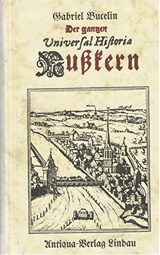 Beispielbild fr Der gantzen Universal Historia Nukern. zum Verkauf von Hylaila - Online-Antiquariat