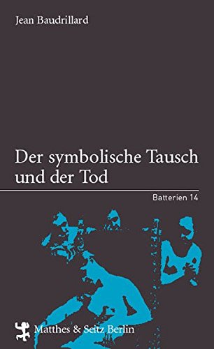 Imagen de archivo de Der symbolische Tausch und der Tod a la venta por HPB-Red