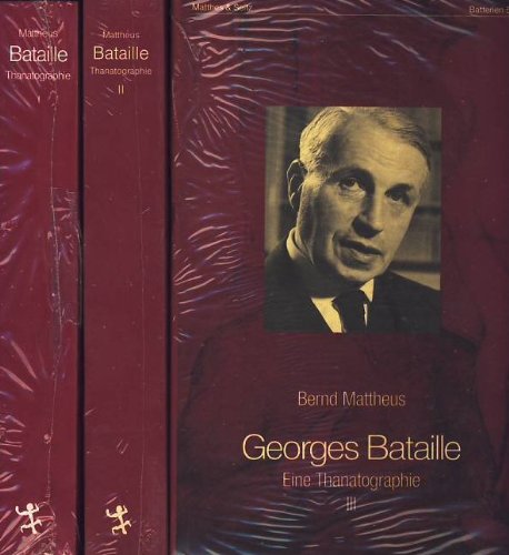 9783882212228: Georges Bataille. Eine Thanatographie: Georges Bataille, Bd.1, Chronik 1897-1939