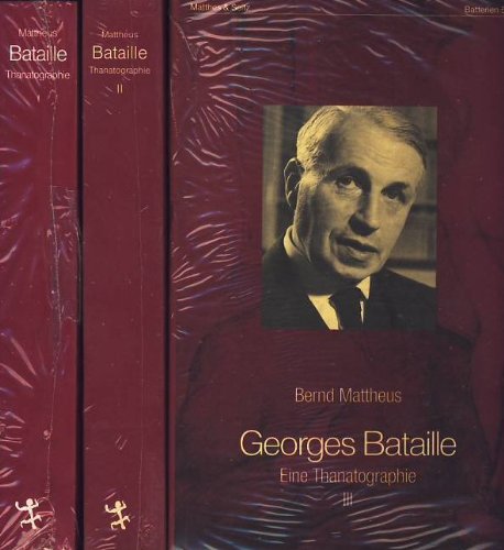 9783882212228: Georges Bataille. Eine Thanatographie 1. Chronik 1897 - 1939