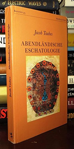 Stock image for Abendlndische Eschatologie -Language: german for sale by GreatBookPrices