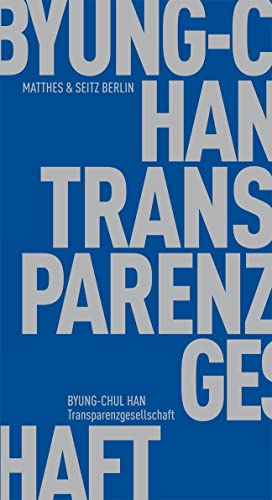 Stock image for Transparenzgesellschaft for sale by GreatBookPrices