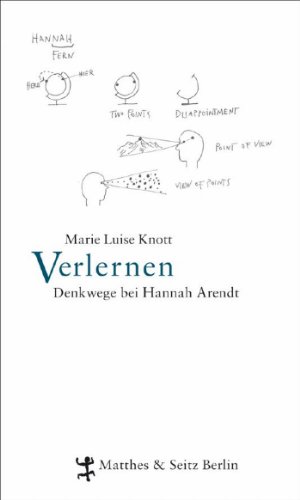 Beispielbild für Verlernen: Denkwege bei Hannah Arendt zum Verkauf von medimops