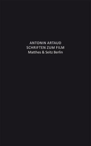 9783882216127: Texte zum Film: Artaud Werke 11