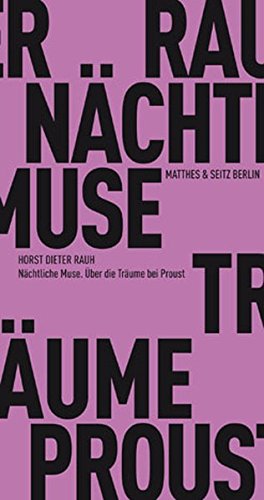 Imagen de archivo de Nchtliche Muse: ber die Trume bei Proust (Frhliche Wissenschaft) a la venta por Edition H. Schroeder e.K.