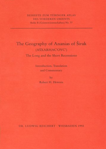 Stock image for Geography of Anasias of Sirak for sale by ISD LLC
