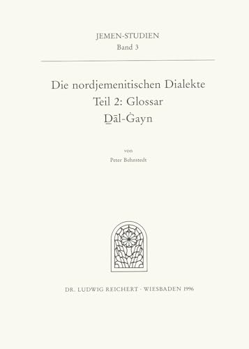 Stock image for nordjemenitischen Dialekte (Glossar) for sale by ISD LLC