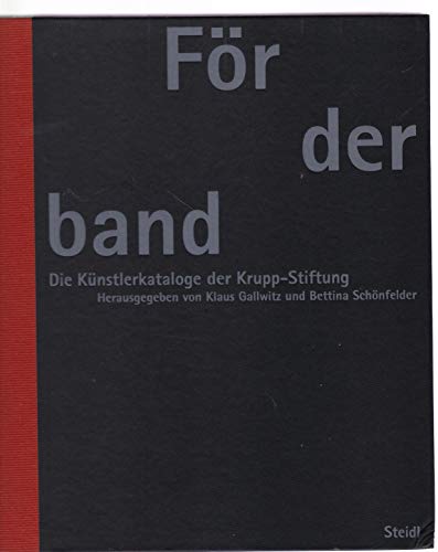 Stock image for Frderband. Kunstkataloge der Krupp-Stiftung. for sale by Worpsweder Antiquariat