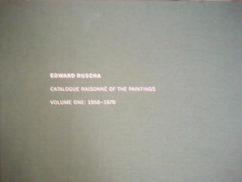 Stock image for Ed Ruscha: Catalogue Raisonne of the Paintings [COMPLETE 7 VOLUME SET - VOLUMES 1, 2, 3, 4, 5, 6, 7; One, Two, Three, Four, Five, Six, Seven; I, Il, Ill, IV, V, VI, VII ] for sale by Studio Books