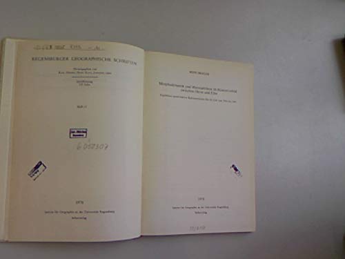 Morphodynamik und Materialbilanz im Küstenvorfeld zwischen Hever und Elbe. Ergebnisse quantitativer Kartenanalysen für die Zeit von 1936 bis 1969. Regensburger Geographische Schriften; Heft 11. - Higelke, Bodo,