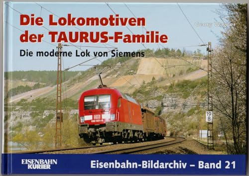 Beispielbild fr Die Lokomotiven der TAURUS-Familie: Die moderne Lok von Siemens [Gebundene Ausgabe] Georg Wagner (Autor) Eisenbahn-Bildarchiv 21 Faszinierendes Design und gelungene Technik vereinen die TAURUS-Lokomotiven, die als Reihen 1016/1116/1216 bei den BB, als Baureihe 182 bei der Deutschen Bahn und als 1047 bei den Bahngesellschaften MAV und GySEV eingesetzt werden. Dazu kommen die mittlerweile gut 60 "privaten" ES 64 U2, die zumeist aus dem Siemens Dispolok-Pool an die verschiedenen vorwiegend im Gterverkehr ttigen Eisenbahn-Verkehrsunternehmen wie beispielsweise TXL oder WLB vermietet werden. Mit seiner Flle von ausgesuchten Betriebsaufnahmen aus der nunmehr fnfjhrigen Einsatzzeit dieses Loktyps ist dieser Band eine gelungene Ergnzung zum Buch "TAURUS - Lokomotiven fr Europa" von Karl Gerhard Baur. Die Lokomotiven der TAURUS-Familie Die moderne Lok von Siemens Ek-Verlag Eisenbahn-Kurier-Verlag Eisenbahn Kurier Verlag Eisenbahnkurier Fahrzeuge Schienenfahrzeuge Moderne E-Loks Taurus E zum Verkauf von BUCHSERVICE / ANTIQUARIAT Lars Lutzer