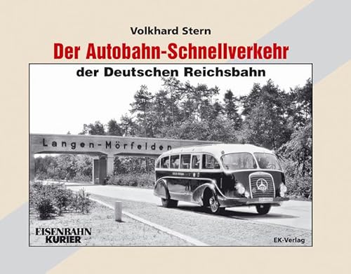 Stock image for Der Autobahn-Schnellverkehr der Deutschen Reichsbahn [Gebundene Ausgabe] Deutsche Reichsbahn DDR 1949-1990 Fahrzeuge Schienenfahrzeuge Eisenbahn Omnibusunternehmer deutsche Verkehrsgeschichte Volkhard Stern (Autor) Vor gut 70 Jahren, im Mai 1935, startete die Deutsche Reichsbahn-Gesellschaft mit der Erffnung der ersten Reichsautobahn in ein heute fast vergessenes Kapitel deutscher Verkehrsgeschichte. Ausgerechnet die Eisenbahn wurde als Omnibusunternehmer ttig und richtete auf dem wachsenden Netz der Reichsautobahnen, die 1939 bereits 3.300 km umfassten, einen weltweit beispiellosen Fernschnellverkehr ein. Nicht nur die Tatsache, dass die Reichsbahn damit dem ureigenen Geschft auf der Schiene selbst Konkurrenz bereitete, gehrt zu den Kuriositten jener Zeit. Unter der Direktive der nationalsozialistischen Verkehrspolitik wurden der Reichsbahn die organisatorischen und finanziellen Lasten des Autobahnbaus bertragen. Das exklusive Recht zur Nutzung der neuen Bahnen fr die Personenb for sale by BUCHSERVICE / ANTIQUARIAT Lars Lutzer